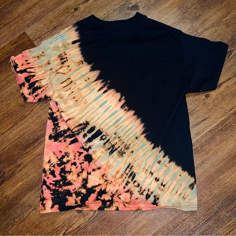 LAST CALL Chevrolet Graphic Black Reverse Dye Short Sleeve Cotton Shirt Size XL - Picture 3 of 10